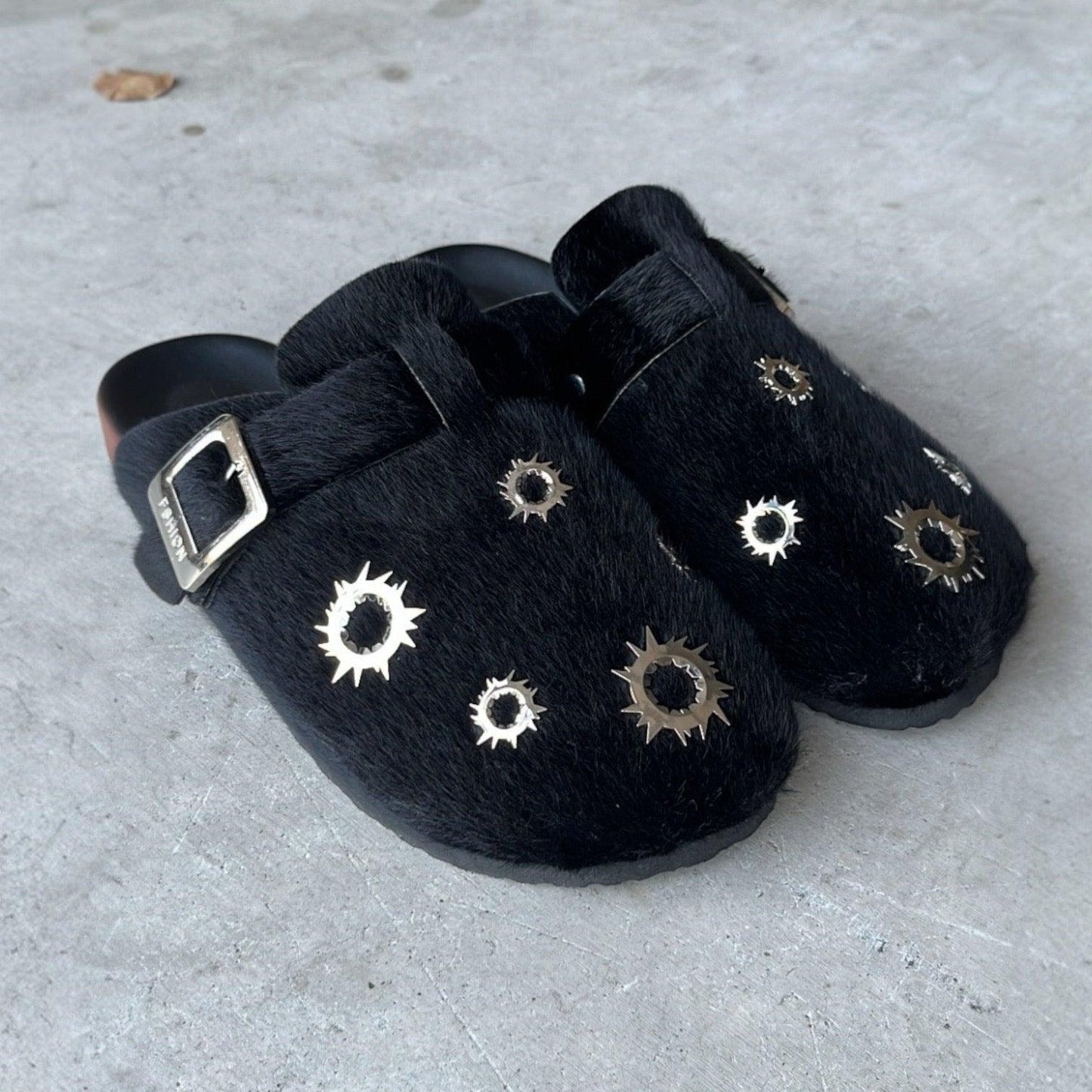 Mohair Bullet Clogs