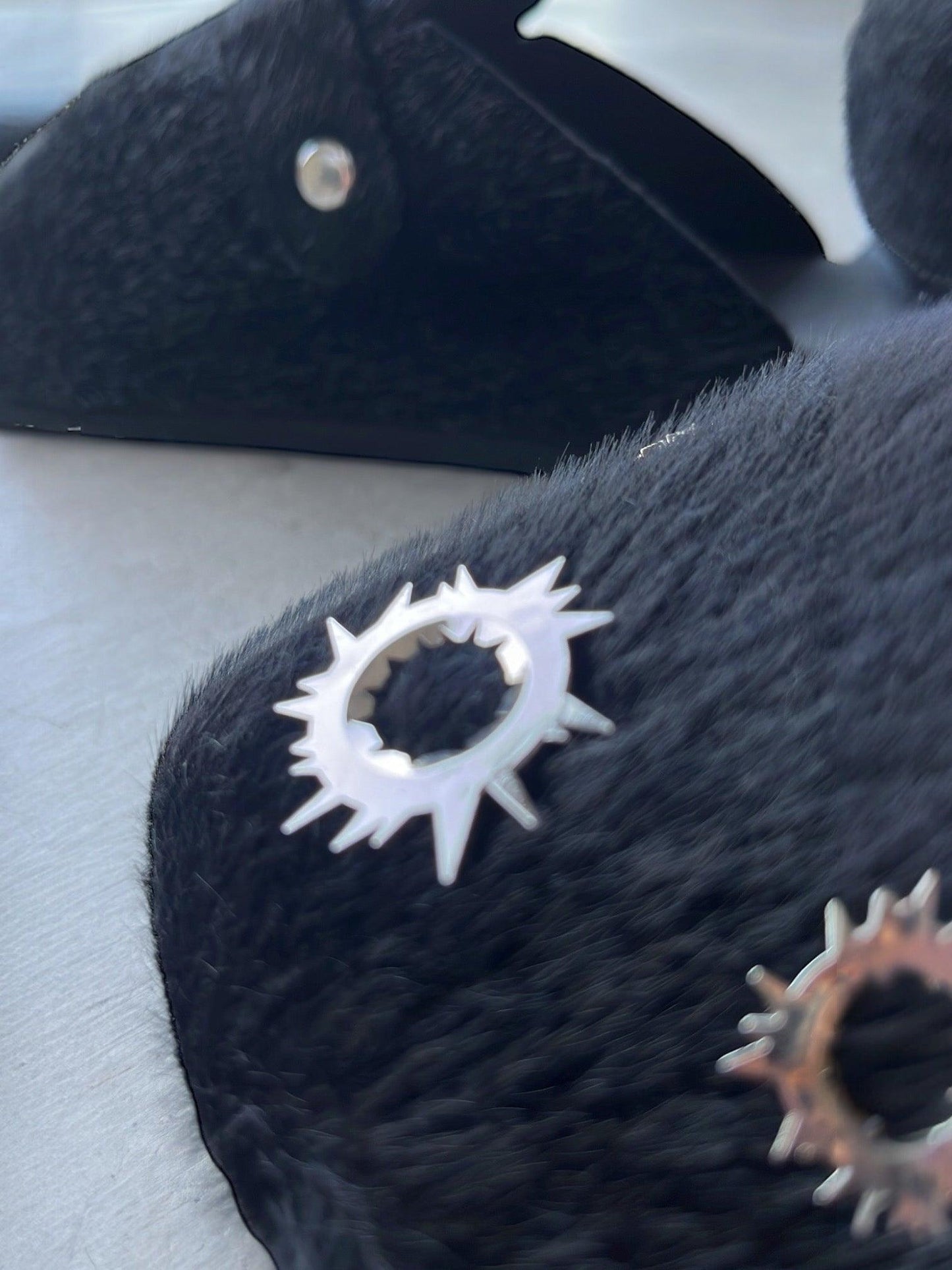 Mohair Bullet Clogs