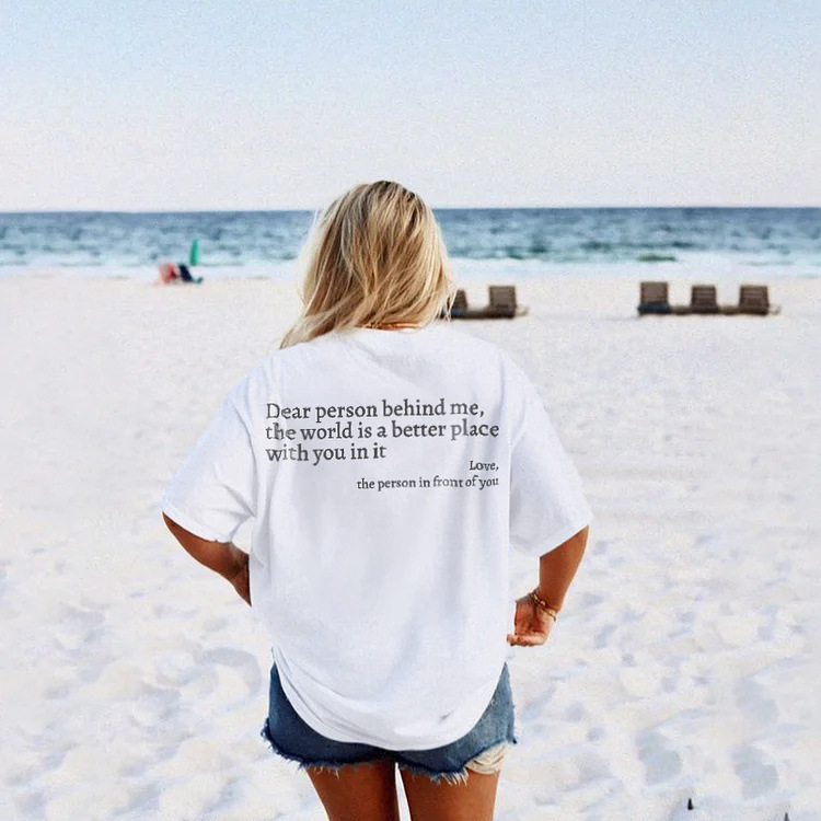 Glamauraā¢- 'Dear Person Behind Me' Unisex T-Shirt
