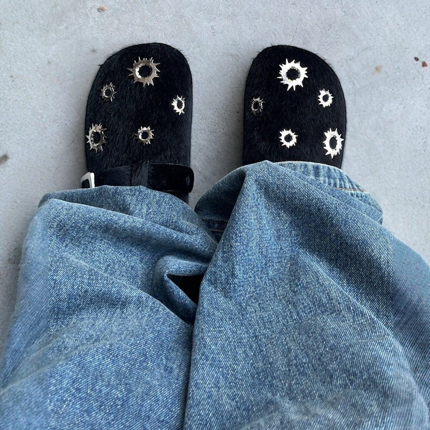 Mohair Bullet Clogs