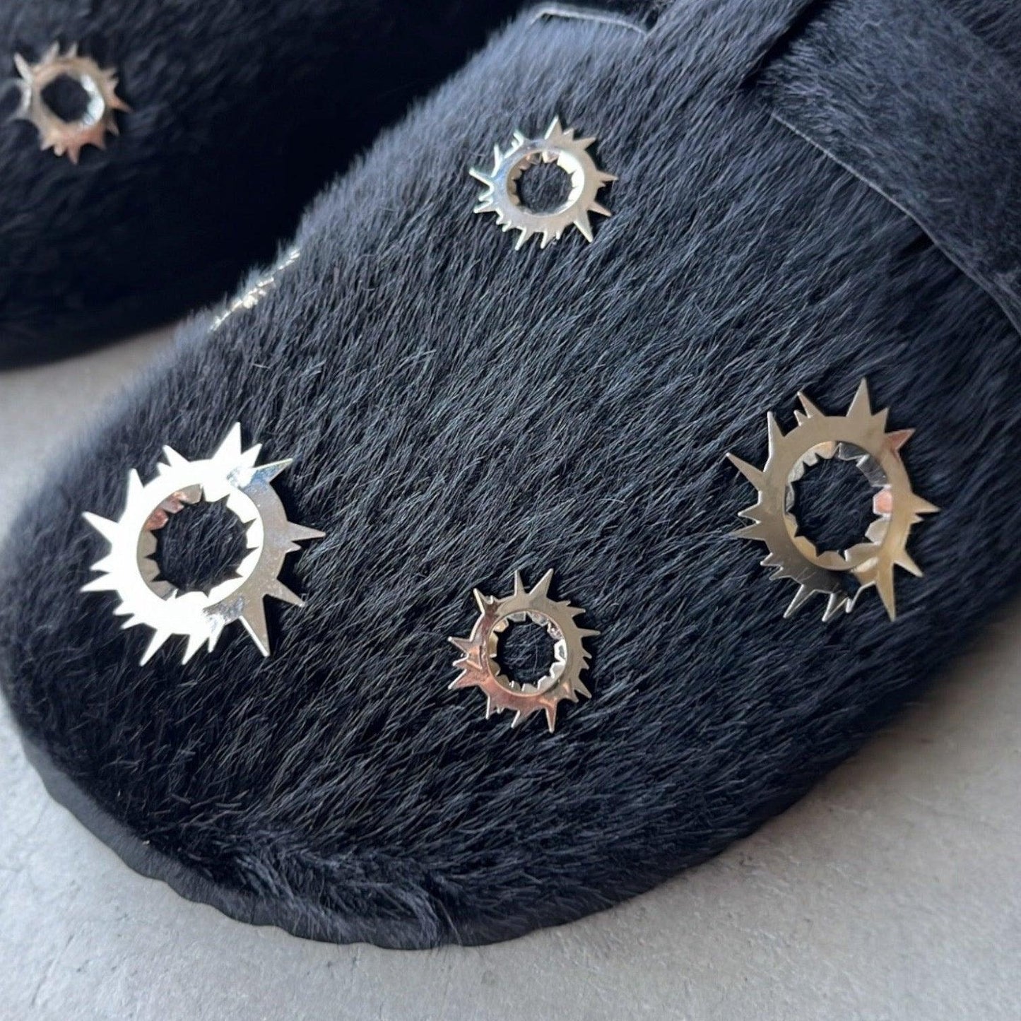 Mohair Bullet Clogs