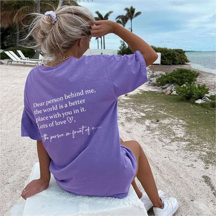 Glamauraā¢- 'Dear Person Behind Me' Unisex T-Shirt