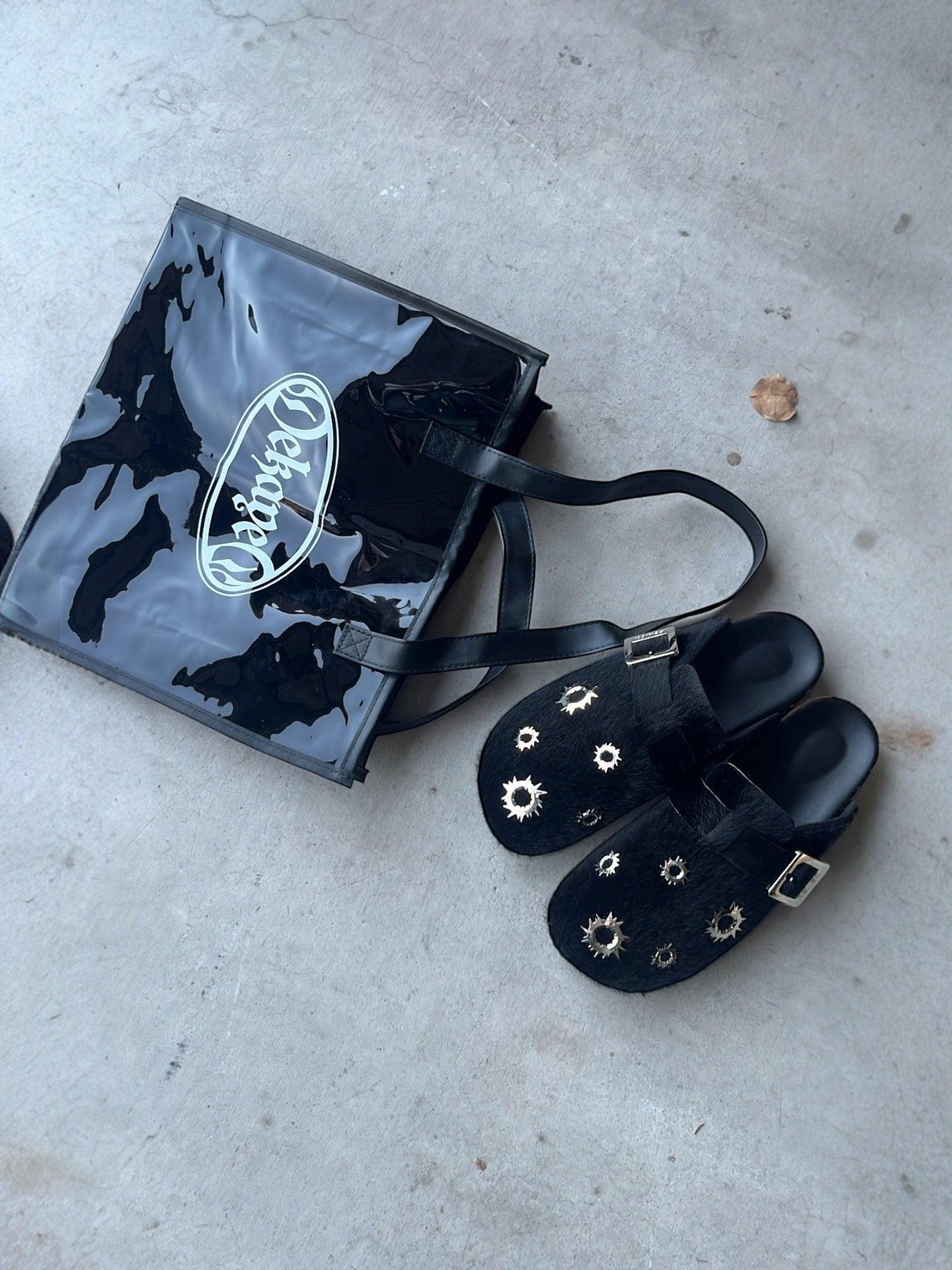 Mohair Bullet Clogs