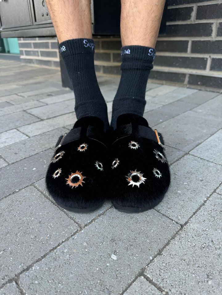 Mohair Bullet Clogs
