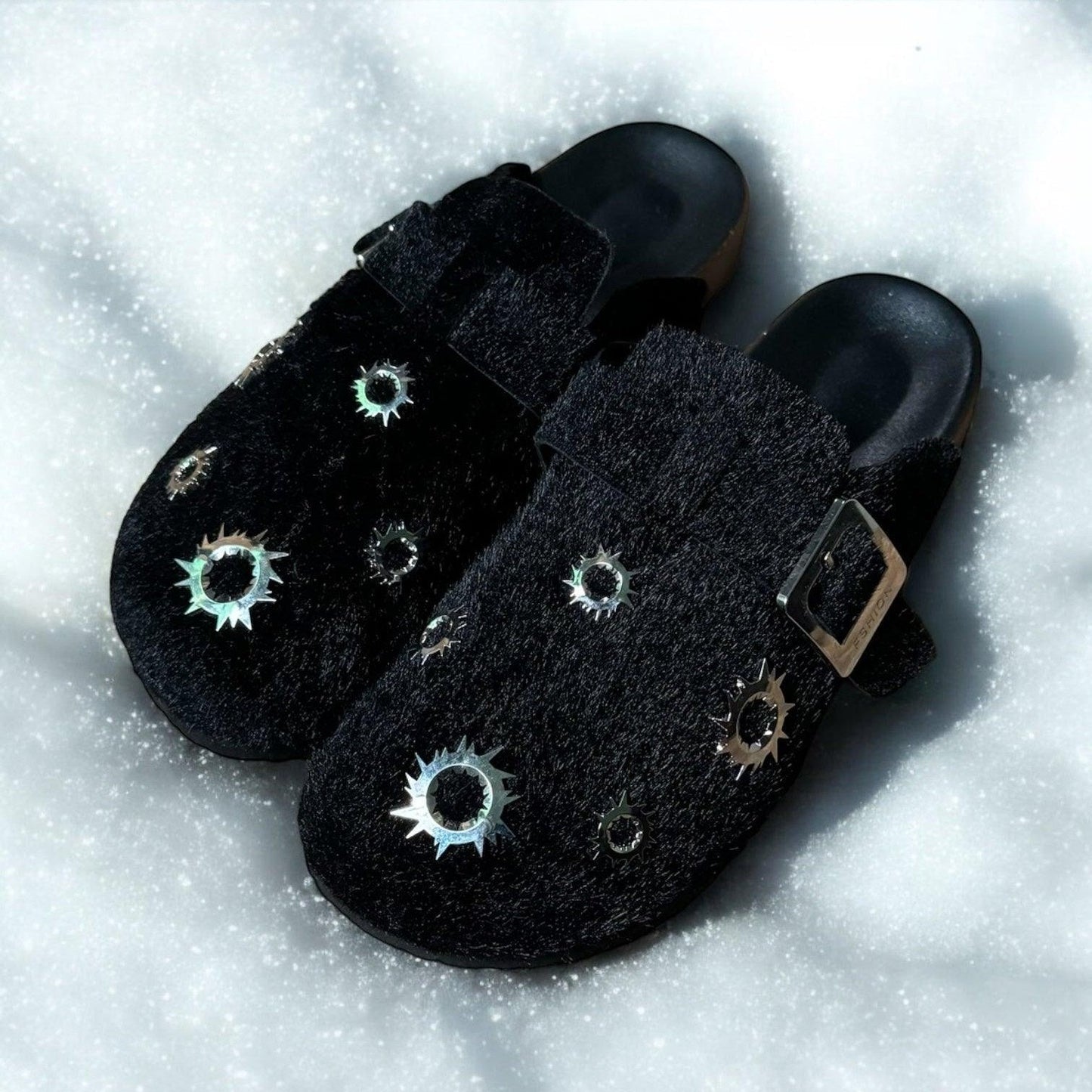 Mohair Bullet Clogs