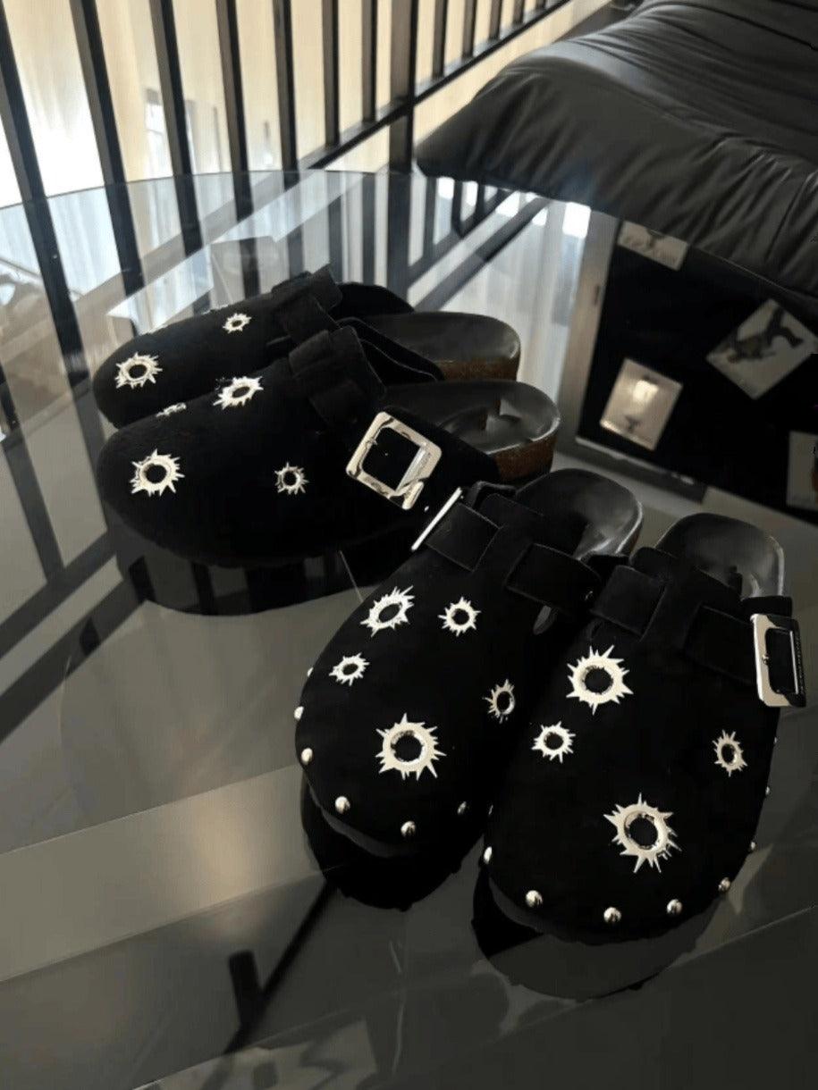 Mohair Bullet Clogs