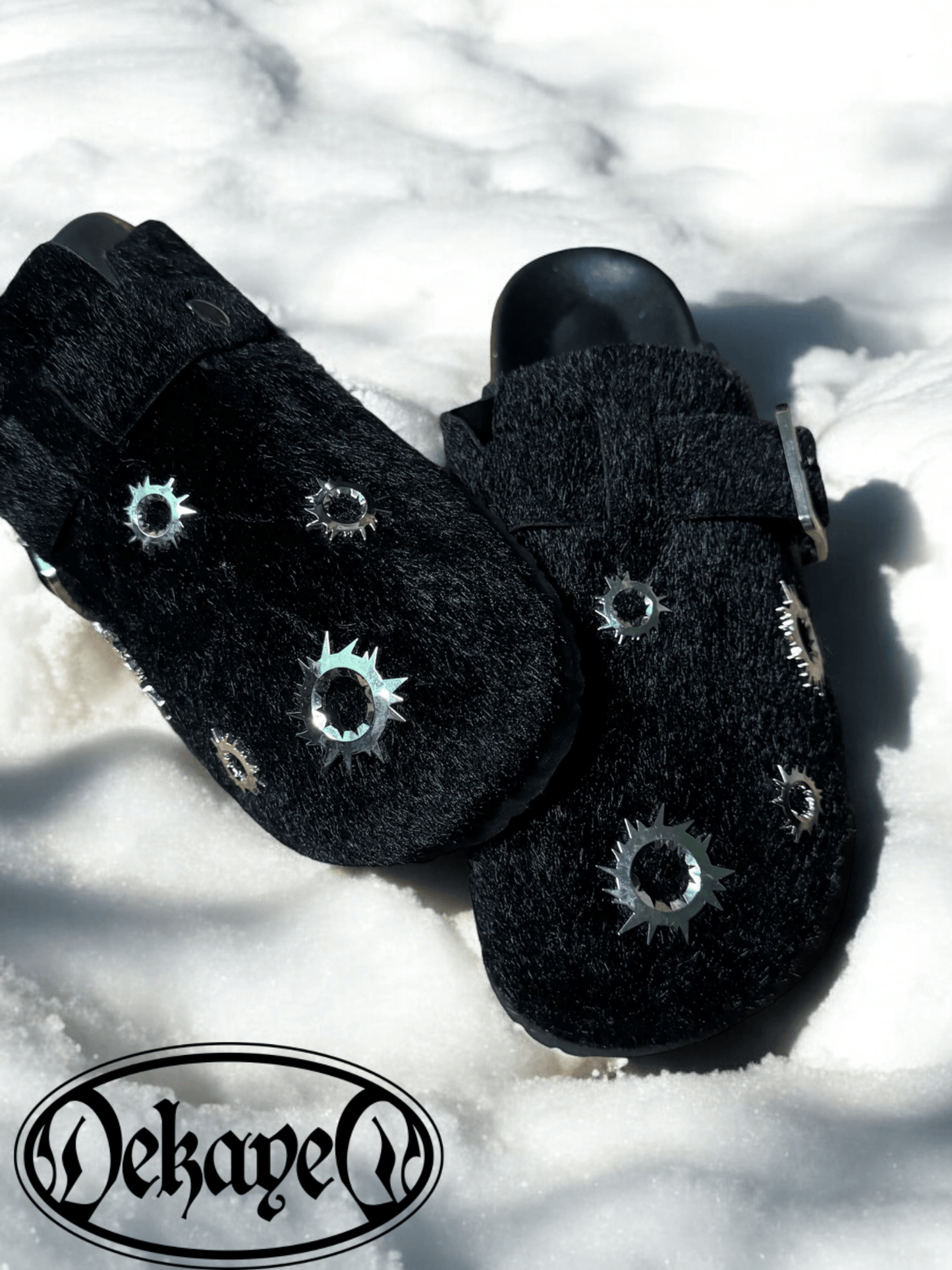 Mohair Bullet Clogs