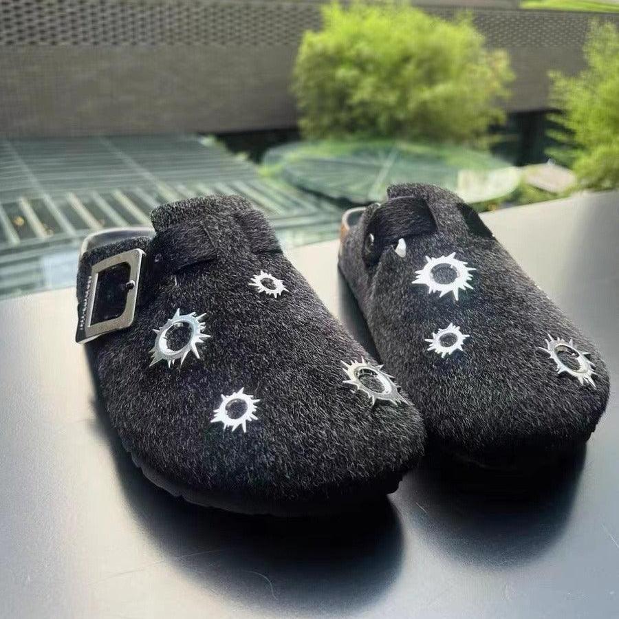 Mohair Bullet Clogs