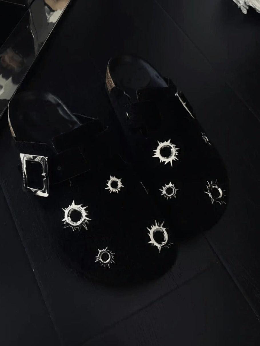 Mohair Bullet Clogs