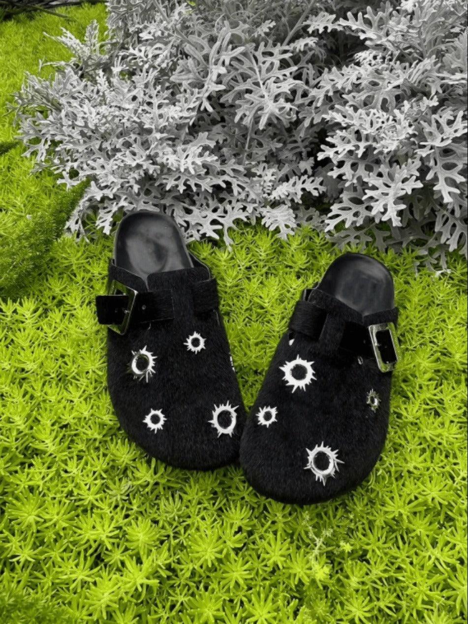 Mohair Bullet Clogs