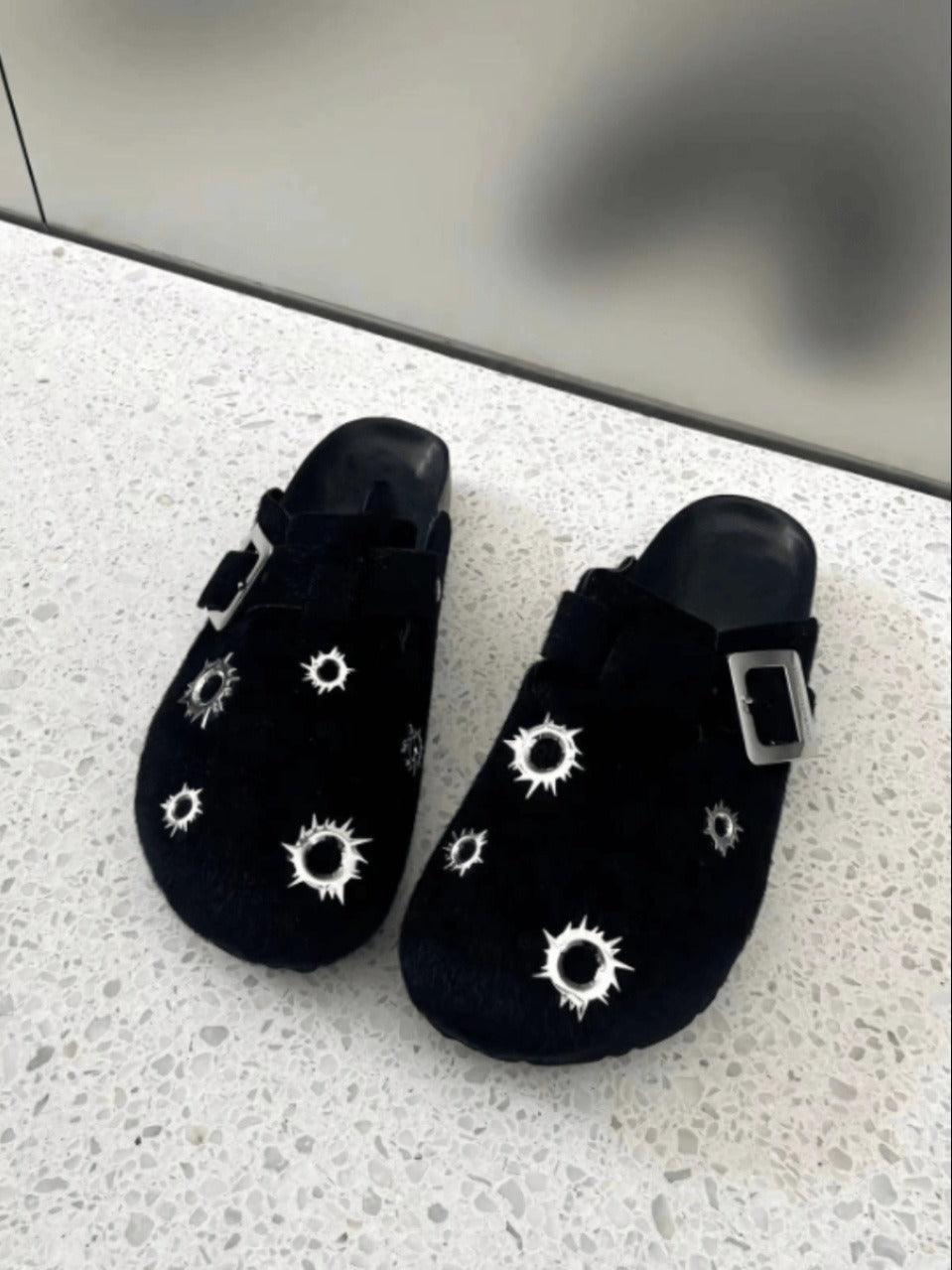 Mohair Bullet Clogs