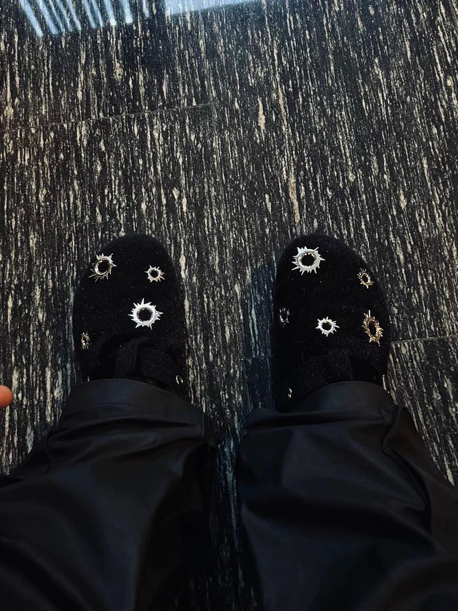 Mohair Bullet Clogs