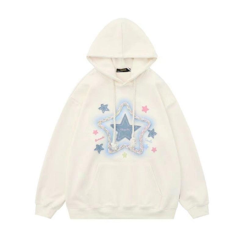 Glamaura™- Star Embroidered Hoodie