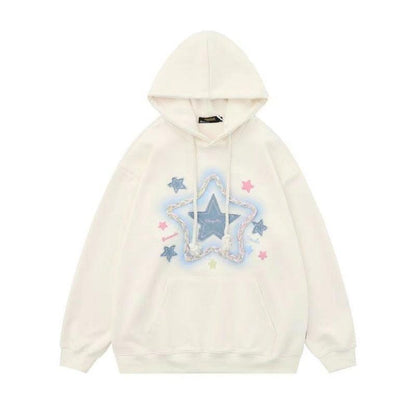 Glamaura™- Star Embroidered Hoodie