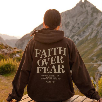 Glamaura™- Faith Over Fear Hoodie