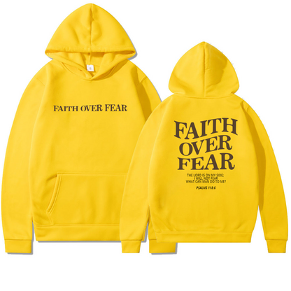 Glamaura™- Faith Over Fear Hoodie