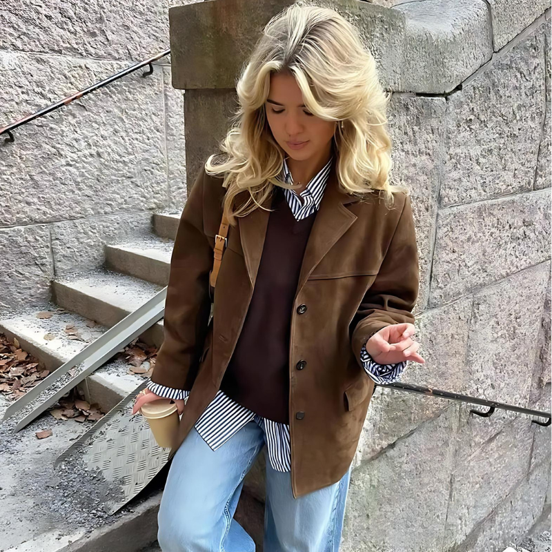 Glamaura™- Matilda Suede Jacket