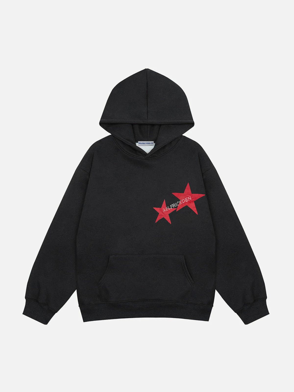 Star Print Hoodie