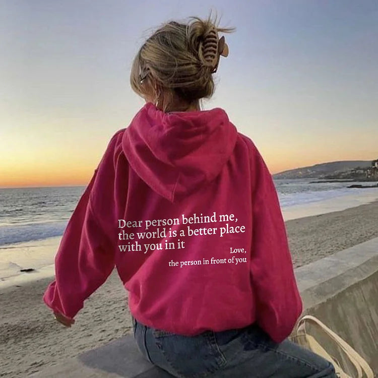 Glamaura™- 'Dear Person Behind Me' Unisex Hoodie