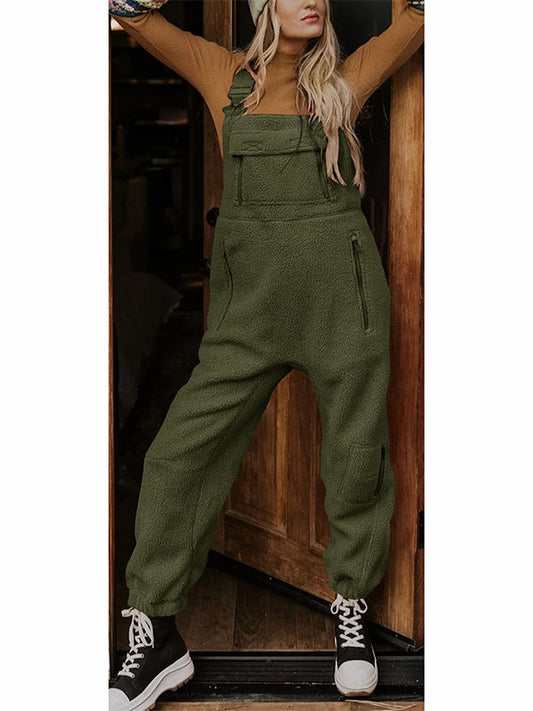 Fleece Thermal Overalls