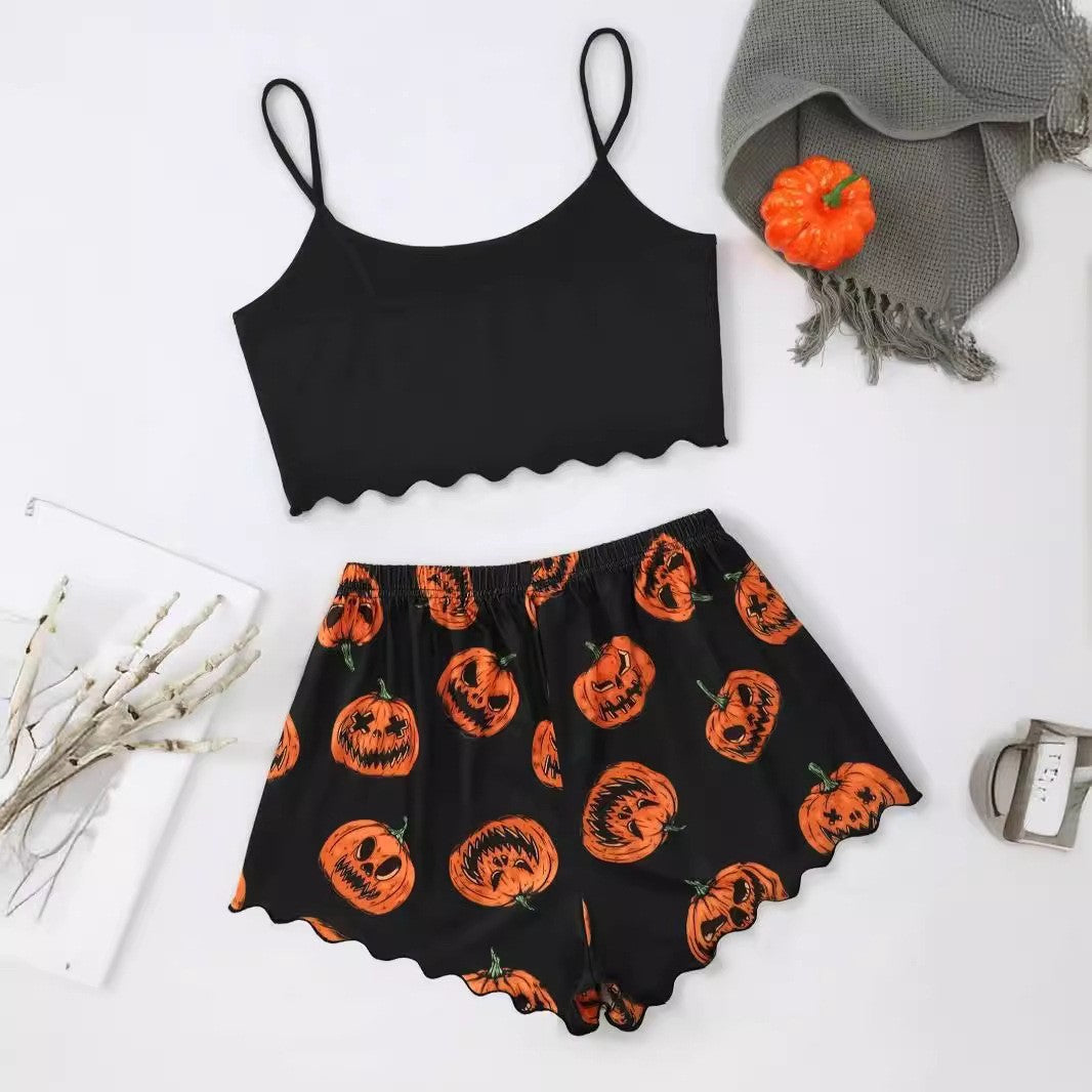 Glamaura™- Two-piece Halloween Pajamas Suit