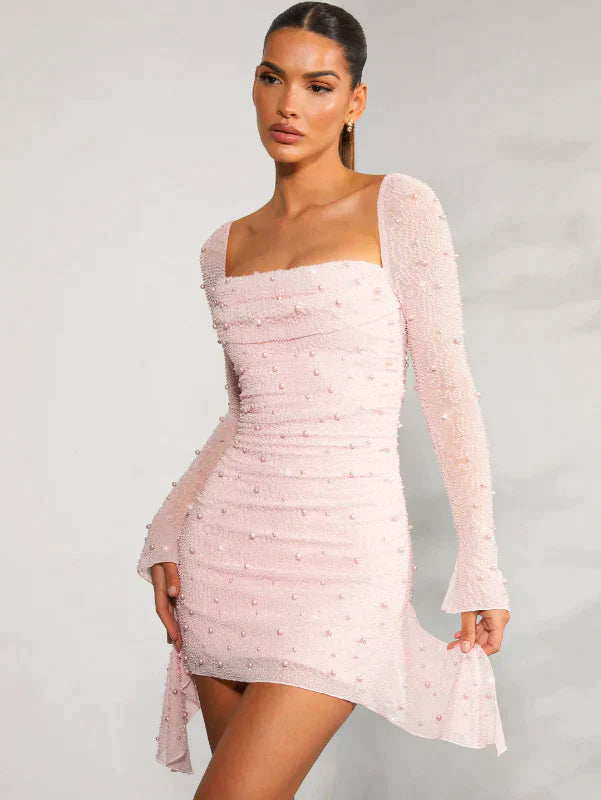 Pearl Essence Mini Dress