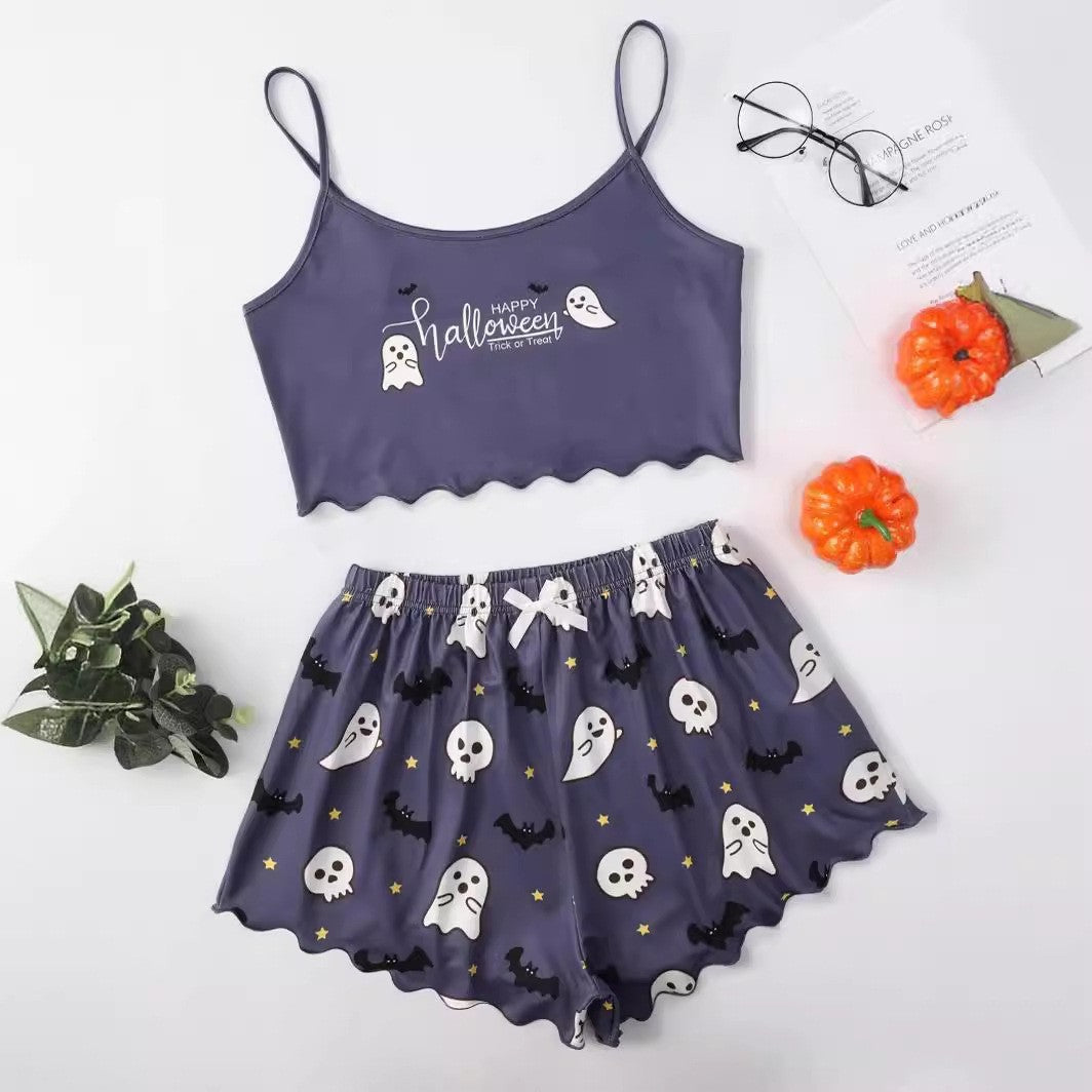 Glamaura™- Two-piece Halloween Pajamas Suit