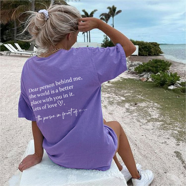 Glamaura™- 'Dear Person Behind Me' Unisex T-Shirt