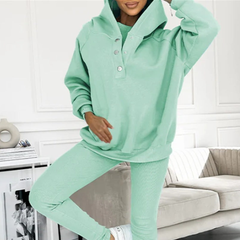 Glamaura™- 3 Piece Hooded Lounge Set