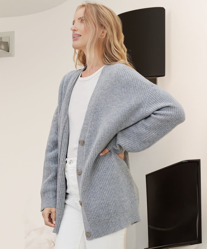 Glamaura™- Cashmere Cocoon Cardigan