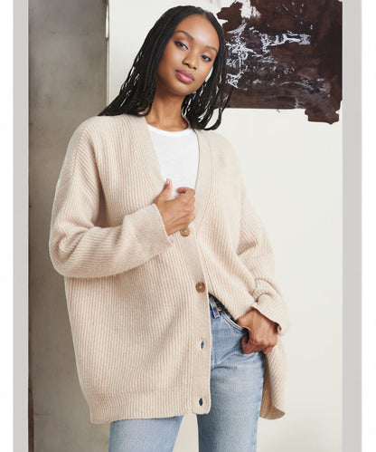 Glamaura™- Cashmere Cocoon Cardigan