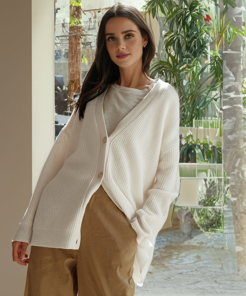 Glamaura™- Cashmere Cocoon Cardigan