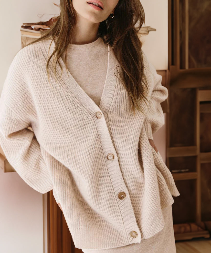 Glamaura™- Cashmere Cocoon Cardigan