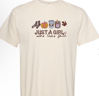 Glamaura™- Just a girl who loves fall T-shirt/Sweater