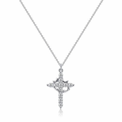 Crown Cross Necklace