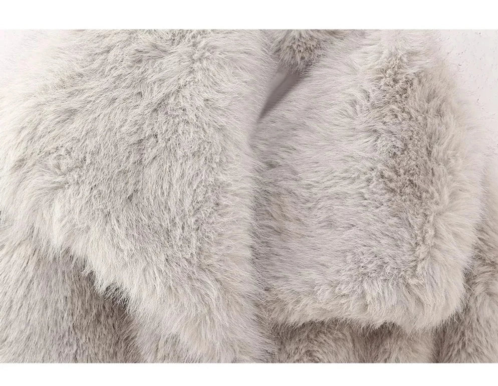 Glamaura™- Faux Fur Coat