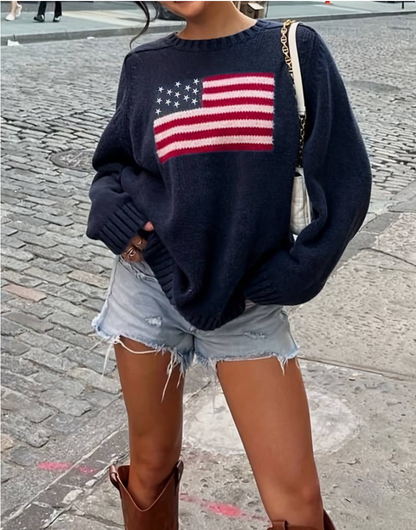 USA Flag Sweater