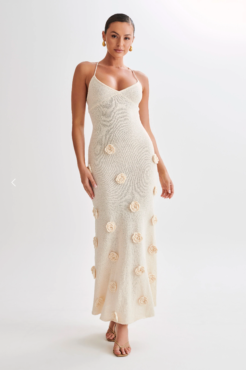 SUKI CROCHET MAXI DRESS