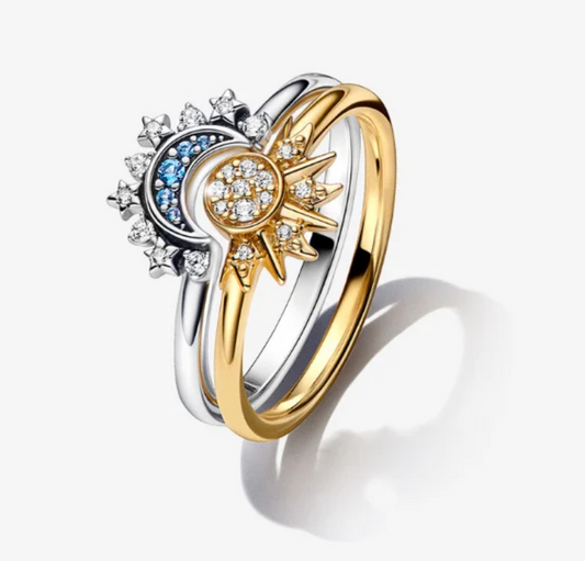 Glamaura™- Sun & Moon Ring