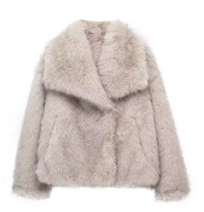 Glamaura™- Faux Fur Coat