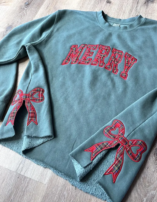 Gildan Merry Side Bow Crewneck