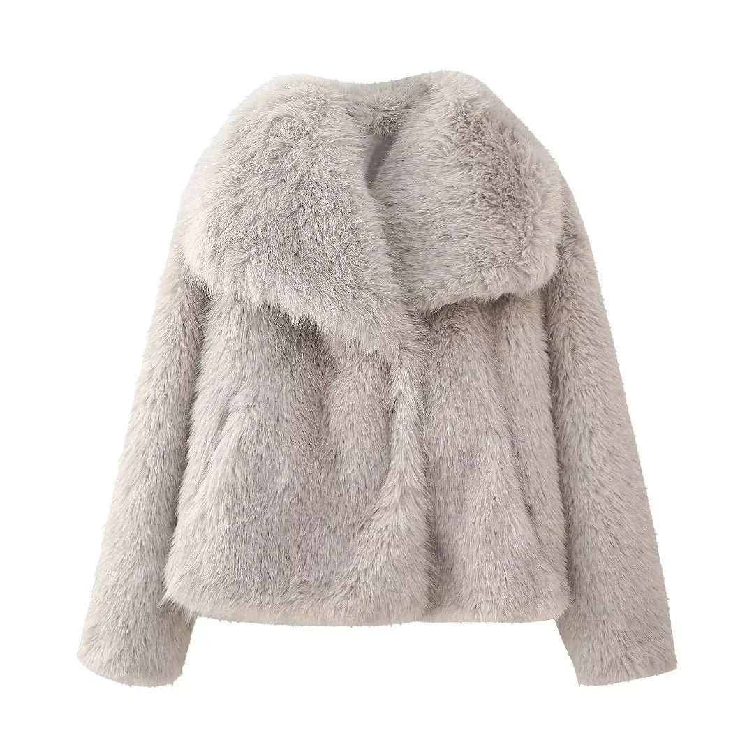 Glamaura™- Faux Fur Coat