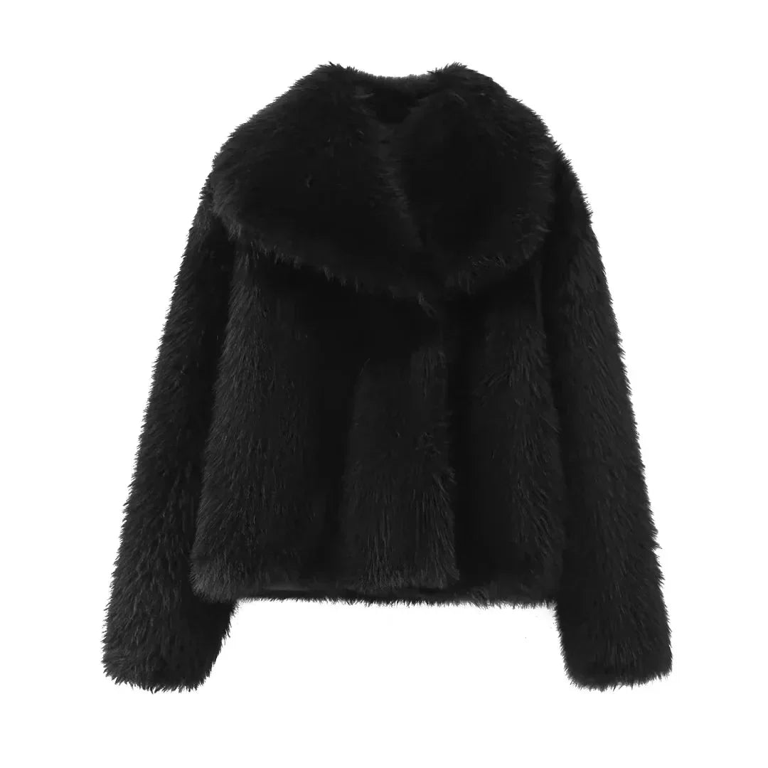 Glamaura™- Faux Fur Coat