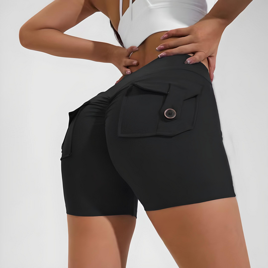 Butt Lifting Pocketed Shorts