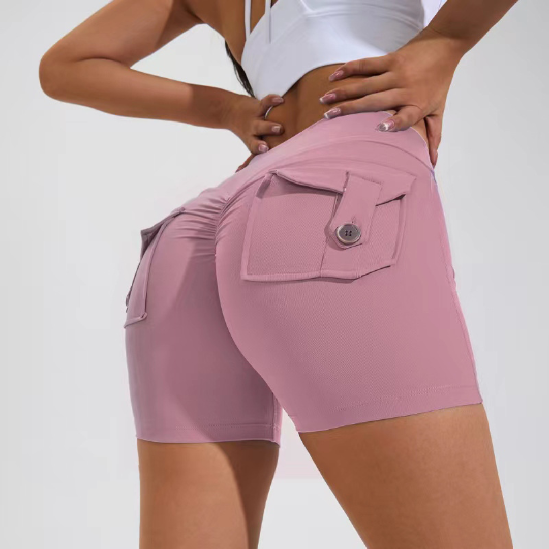 Butt Lifting Pocketed Shorts