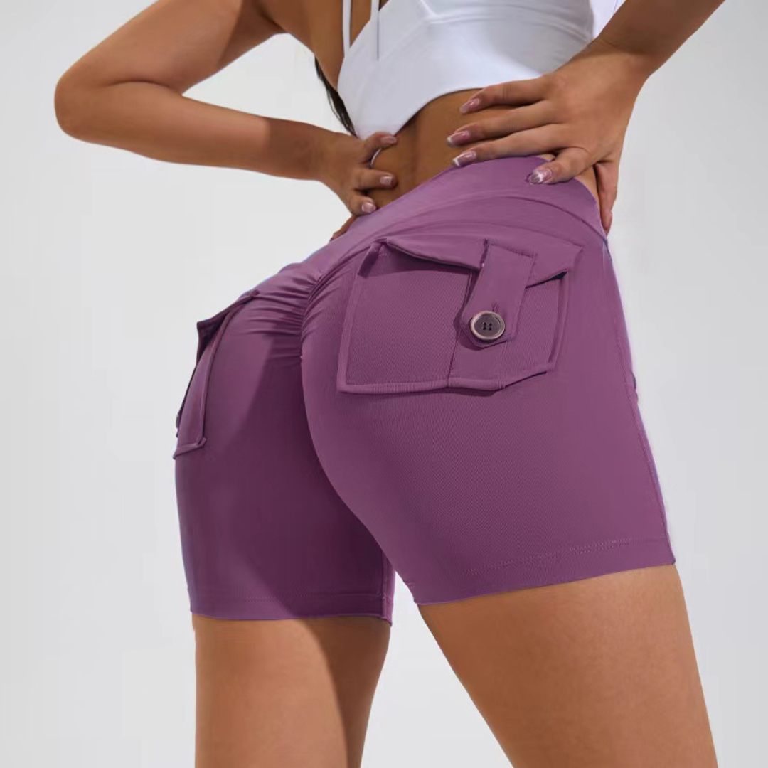 Butt Lifting Pocketed Shorts