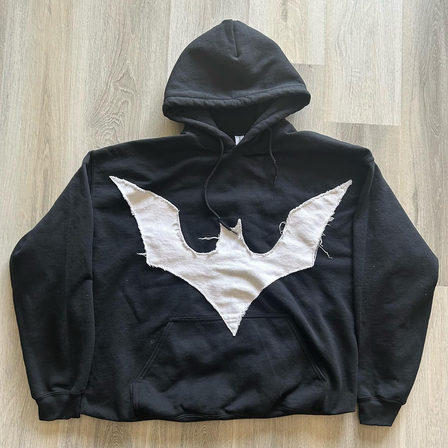 Bat patch hoodie