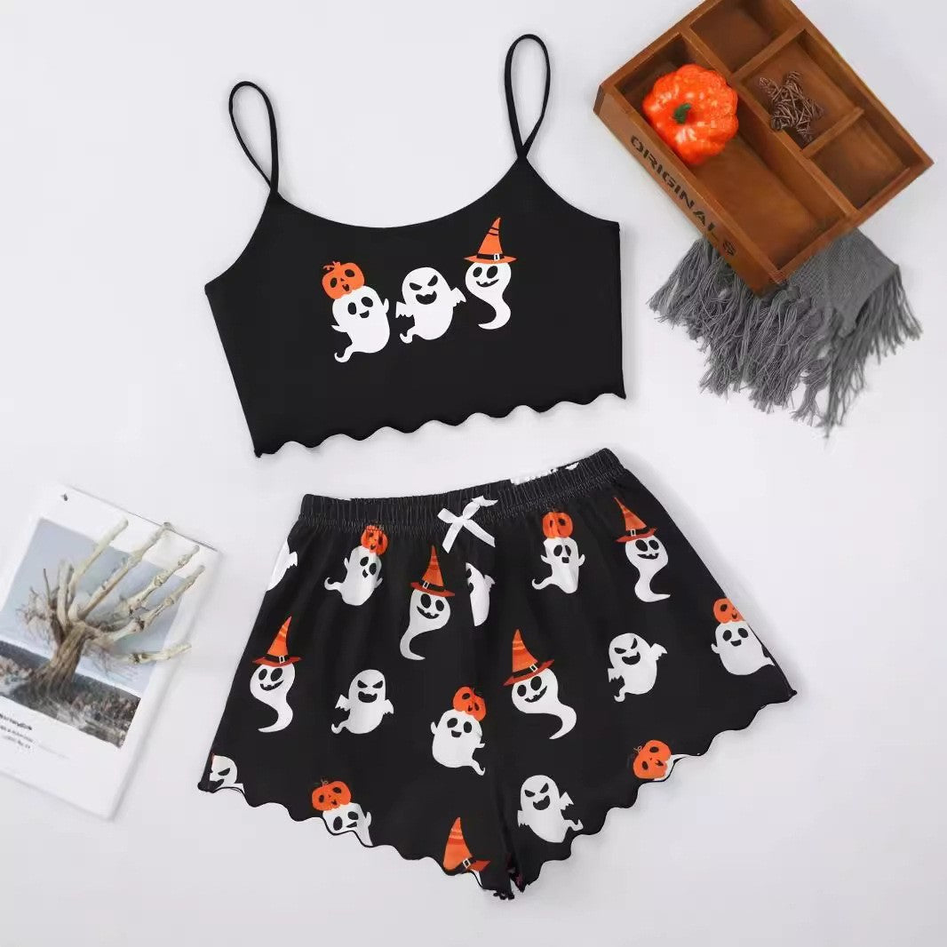 Glamaura™- Two-piece Halloween Pajamas Suit