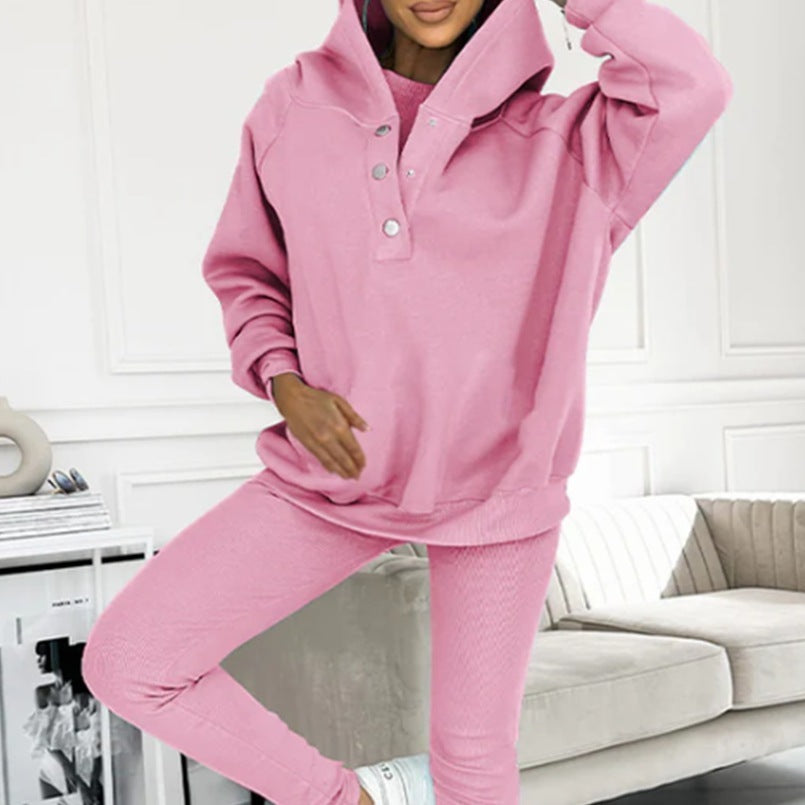 Glamaura™- 3 Piece Hooded Lounge Set