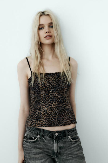 Leopard Top